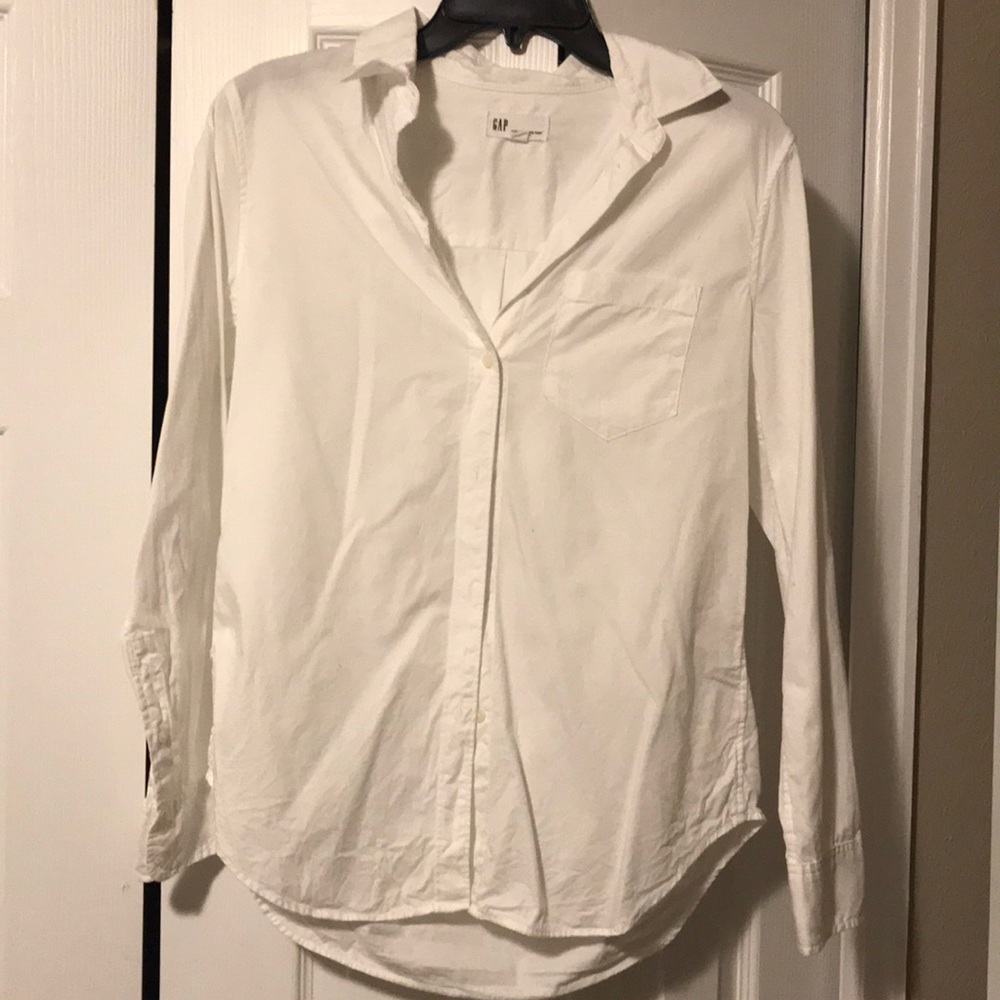 White Gap Button Down